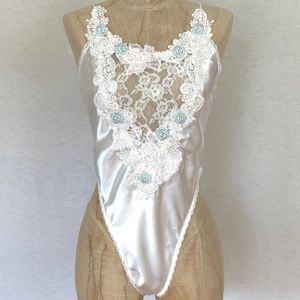 Vintage Victoria's Secret floral teddy